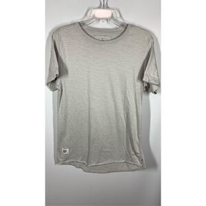 Five Four Women's Pullover Crew Neck Short Sleeve T-Shirt Gray Size Medium